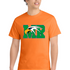 Maple River High School hockey_boys - Neon Orange Port & Co Core Cotton Tee. PC54