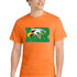 Maple River High School hockey_boys - Neon Orange Port & Co Core Cotton Tee. PC54