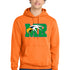 Maple River High School hockey_boys - Neon Orange Port & Co Core Fleece Pullover Hooded Sweatshirt. PC78H