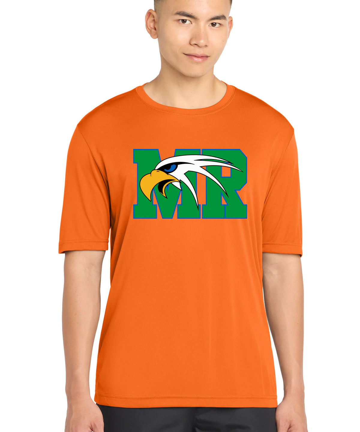 Maple River High School hockey_boys - Neon Orange Sport-Tek PosiCharge Competitor Tee. ST350