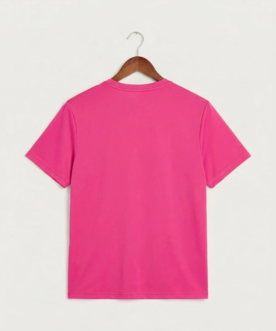 Abingdon High School Football (Boys) - Neon Pink Sport-Tek PosiCharge Competitor Tee. ST350 — back