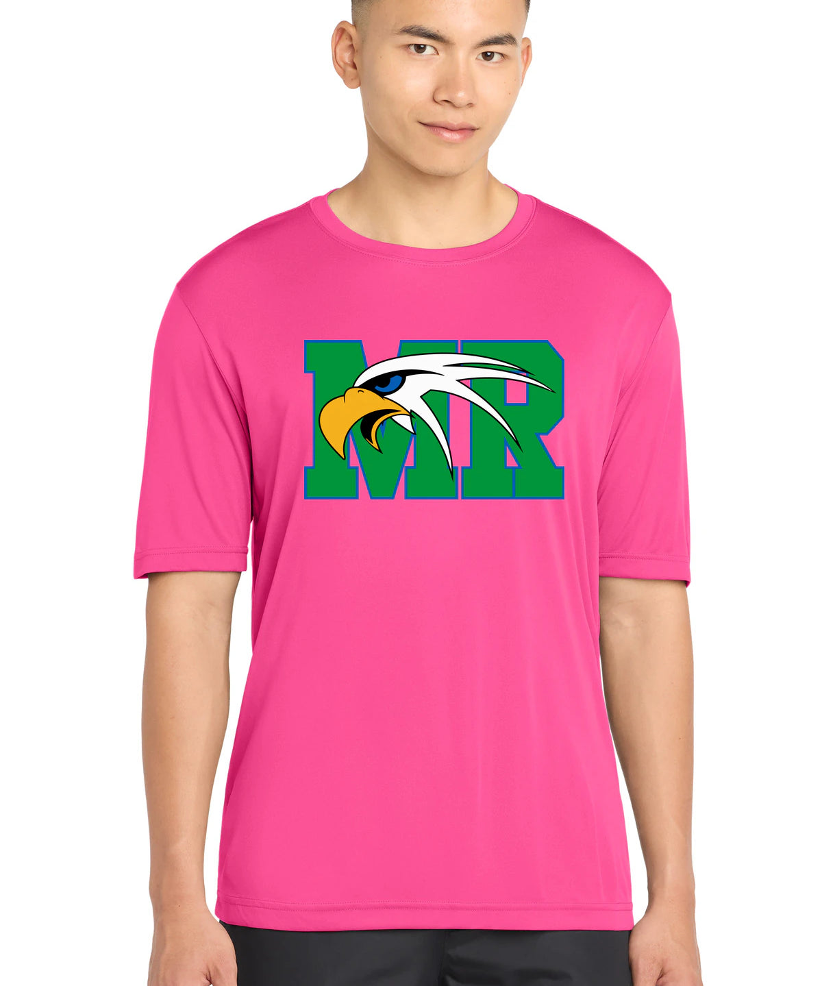 Maple River High School hockey_boys - Neon Pink Sport-Tek PosiCharge Competitor Tee. ST350