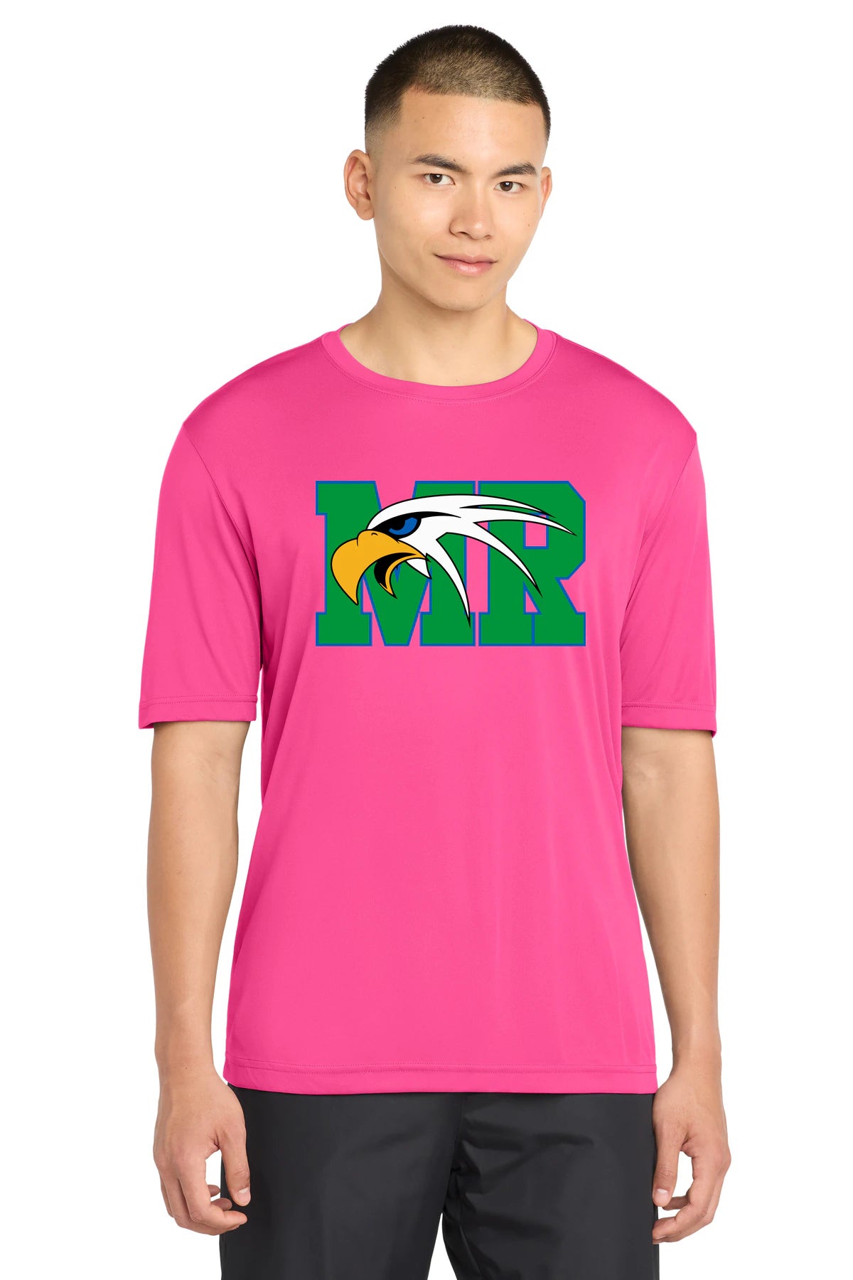 Maple River High School hockey_boys - Neon Pink Sport-Tek PosiCharge Competitor Tee. ST350