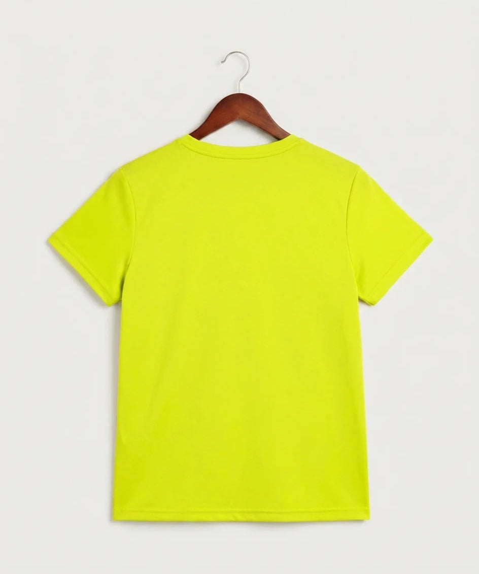 Abingdon High School Football (Boys) - Neon Yellow Sport-Tek PosiCharge Competitor Tee. ST350 — back