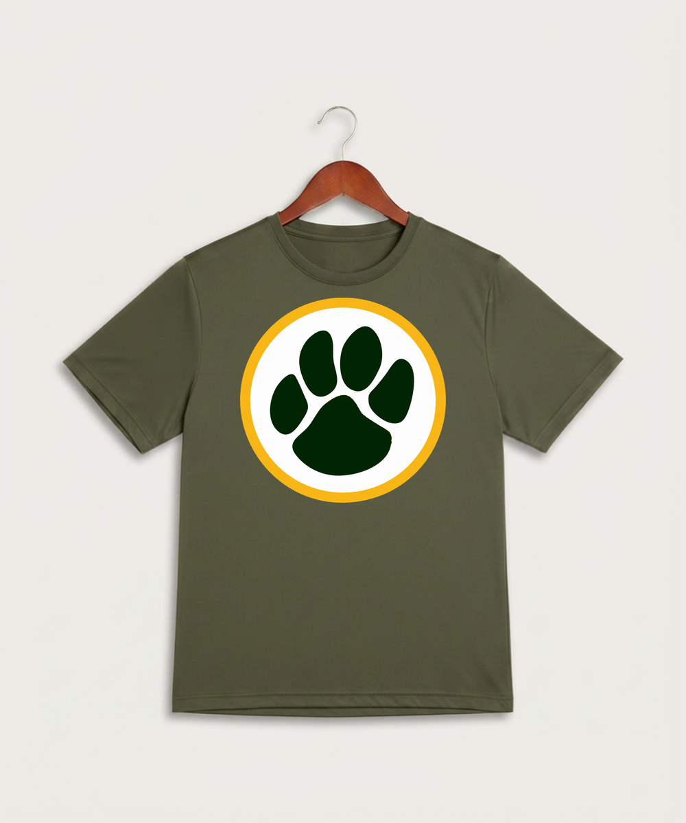 Ashwaubenon High School Football (Boys) - Olive Drab Green Sport-Tek PosiCharge Competitor Tee. ST350