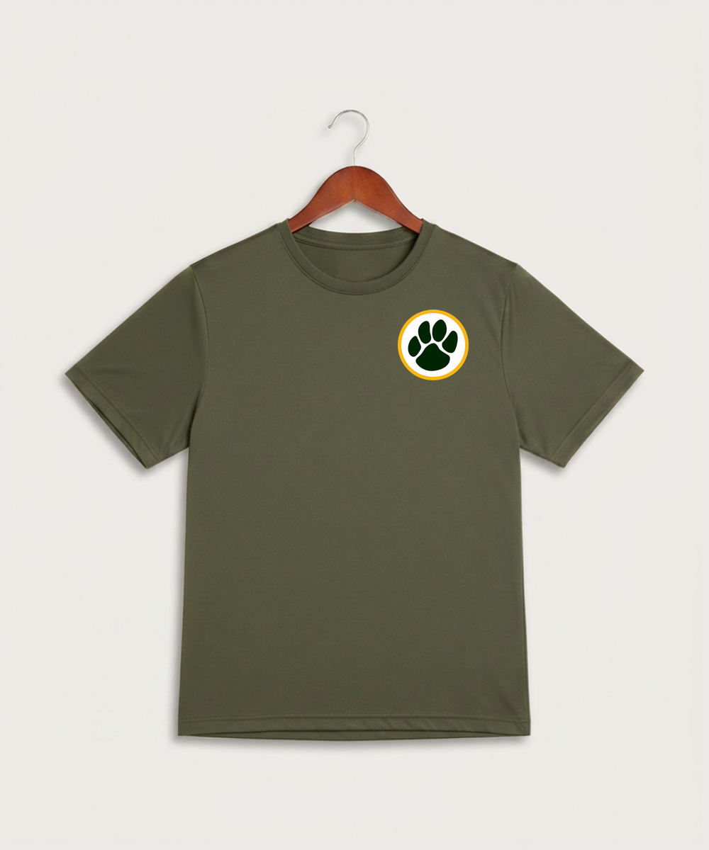 Ashwaubenon High School Football (Boys) - Olive Drab Green Sport-Tek PosiCharge Competitor Tee. ST350