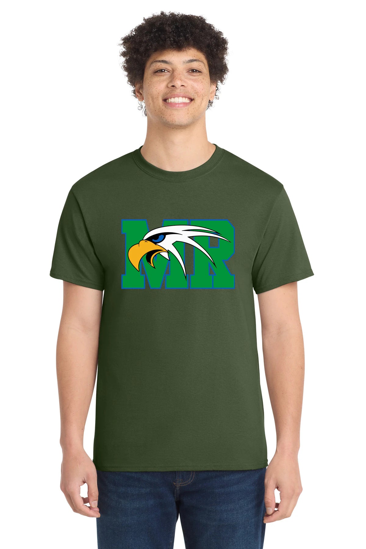 Maple River High School hockey_boys - Olive Port & Co Core Cotton Tee. PC54