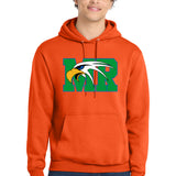 Maple River High School hockey_boys - Orange Port & Co Core Fleece Pullover Hooded Sweatshirt. PC78H