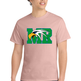 Maple River High School hockey_boys - Pale Blush Port & Co Core Cotton Tee. PC54