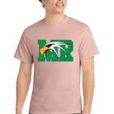 Maple River High School hockey_boys - Pale Blush Port & Co Core Cotton Tee. PC54