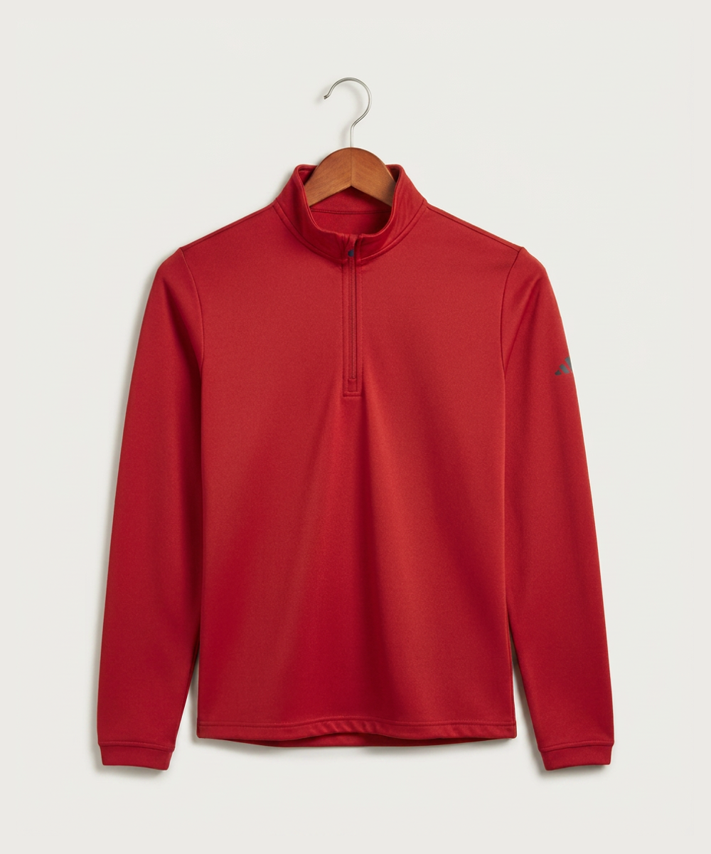 Duluth East High School Cheer (Coed) - Power Red Men's Ultimate365 Lightweight Quarter-Zip Pullover
