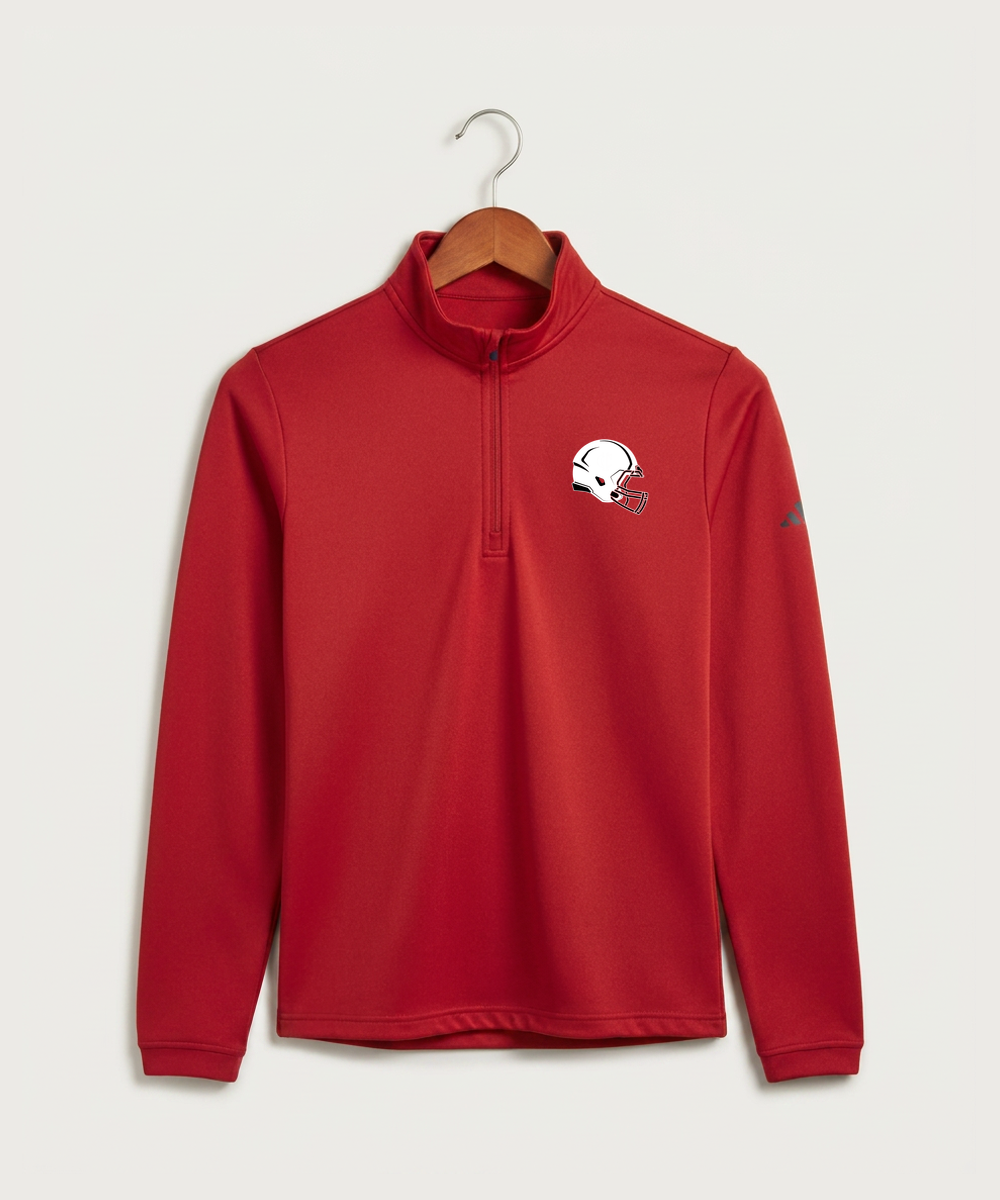 Crosby Ironton High School Football (Boys) - Power Red Men's Ultimate365 Lightweight Quarter-Zip Pullover