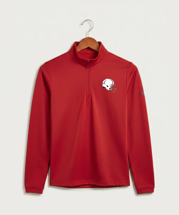 Crosby Ironton High School Football (Boys) - Power Red Men's Ultimate365 Lightweight Quarter-Zip Pullover