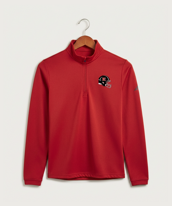 Duluth East High School Football (Boys) - Power Red Men's Ultimate365 Lightweight Quarter-Zip Pullover