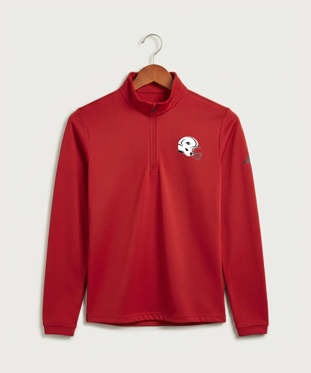 Milaca High School Football (Boys) - Power Red Men's Ultimate365 Lightweight Quarter-Zip Pullover