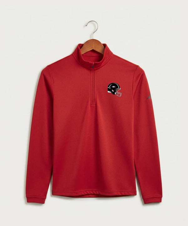 Pequot Lakes High School Football (Boys) - Power Red Men's Ultimate365 Lightweight Quarter-Zip Pullover