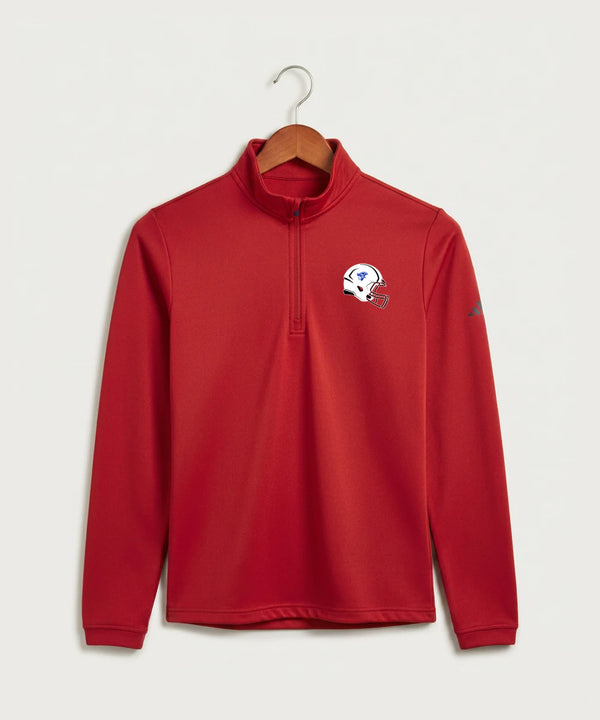 Upsala High School Football (Boys) - Power Red Men's Ultimate365 Lightweight Quarter-Zip Pullover