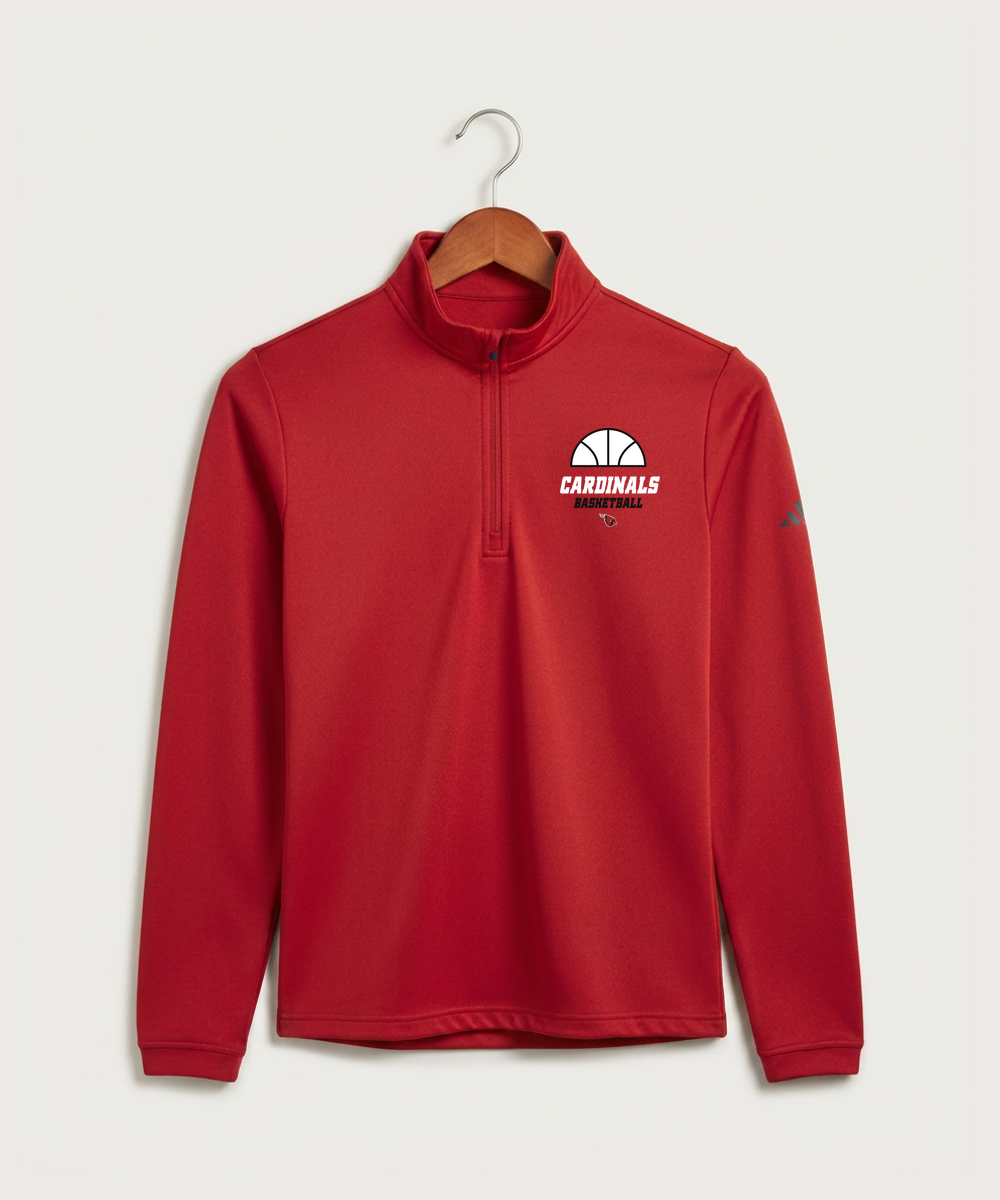 Forreston Basketball - Power Red Men's Ultimate365 Lightweight Quarter-Zip Pullover
