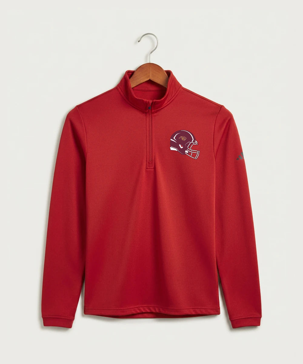 Pine Island High School Football (Boys) - Power Red Men's Ultimate365 Lightweight Quarter-Zip Pullover