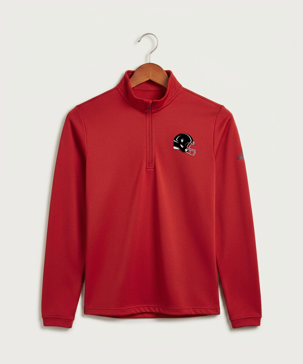 Border West Football (Boys) - Power Red Men's Ultimate365 Lightweight Quarter-Zip Pullover