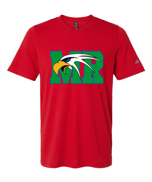 Maple River High School hockey_boys - Power Red Men's Blended T-Shirt