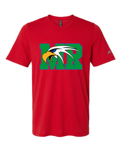 Maple River High School hockey_boys - Power Red Men's Blended T-Shirt
