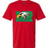 Maple River High School hockey_boys - Power Red Men's Blended T-Shirt
