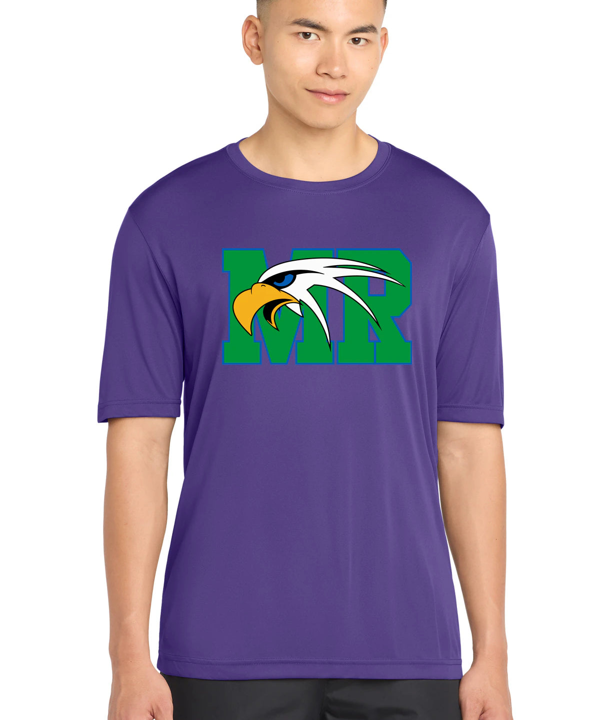 Maple River High School hockey_boys - Purple Sport-Tek PosiCharge Competitor Tee. ST350