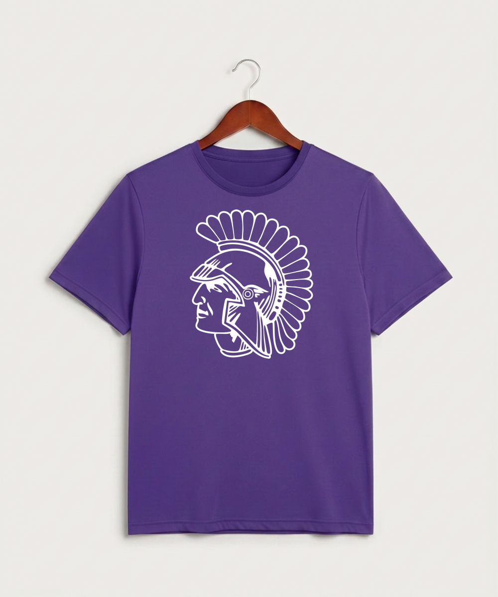Barnesville High School Football (Boys) - Purple Sport-Tek PosiCharge Competitor Tee. ST350