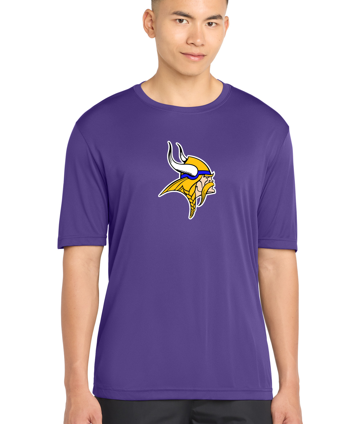 Hayfield Volleyball - Purple Sport-Tek PosiCharge Competitor Tee. ST350