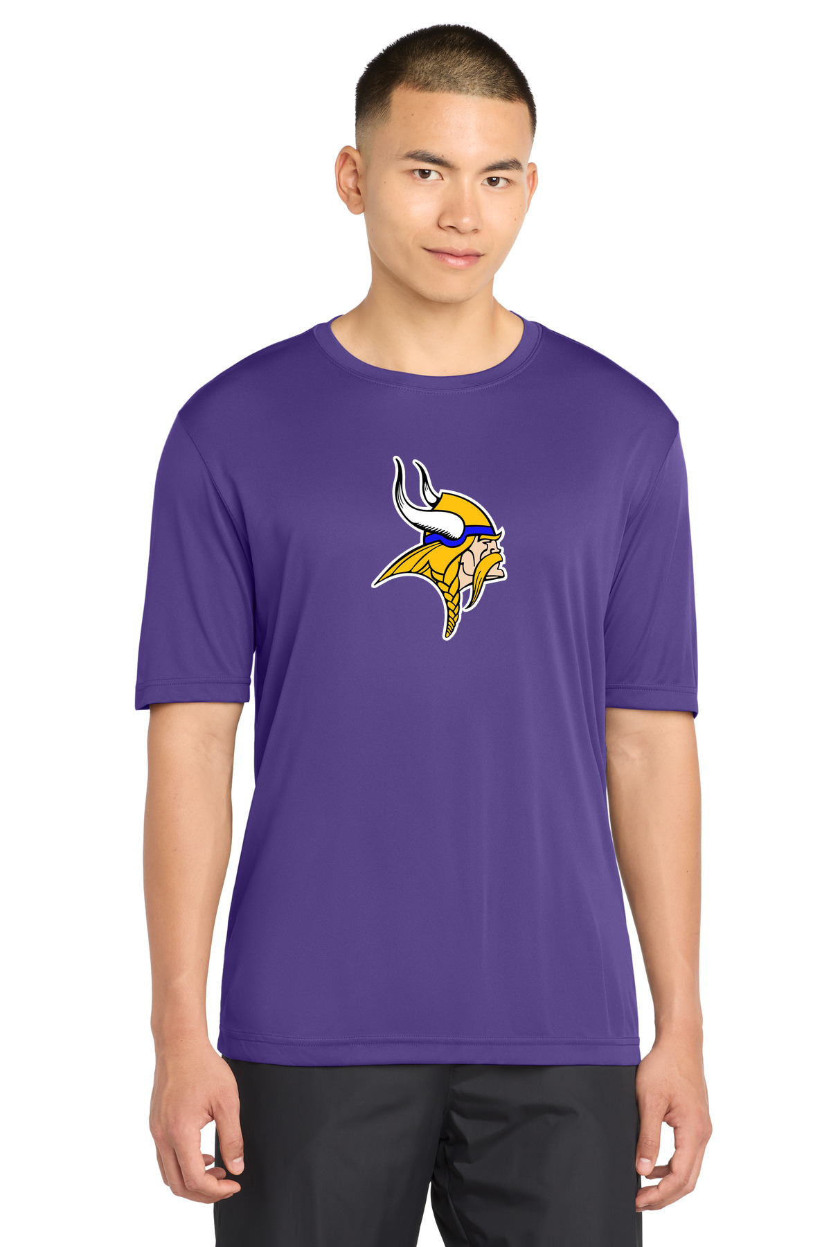Hayfield Volleyball - Purple Sport-Tek PosiCharge Competitor Tee. ST350