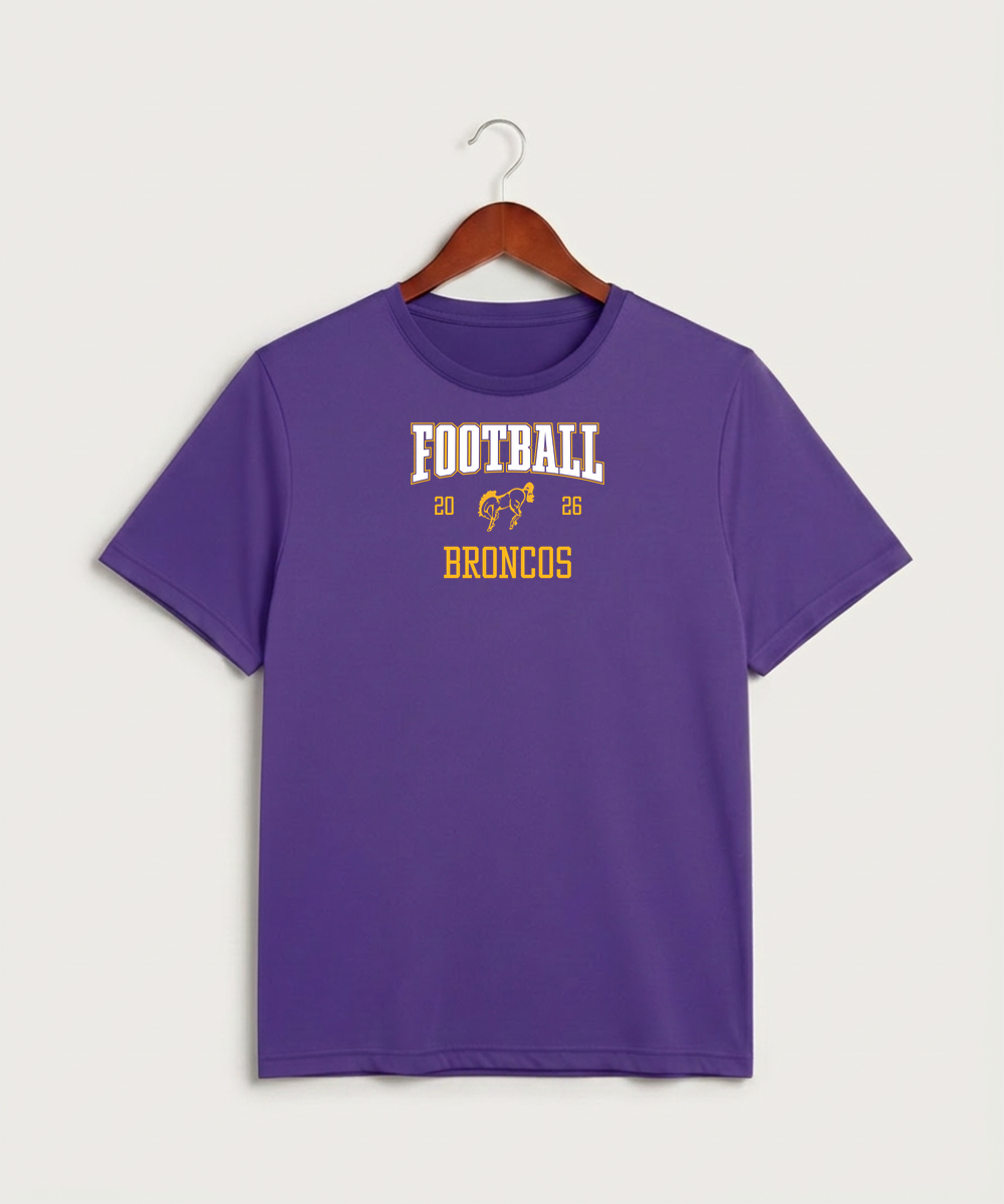 International Falls High School Football (Boys) - Purple Sport-Tek PosiCharge Competitor Tee. ST350