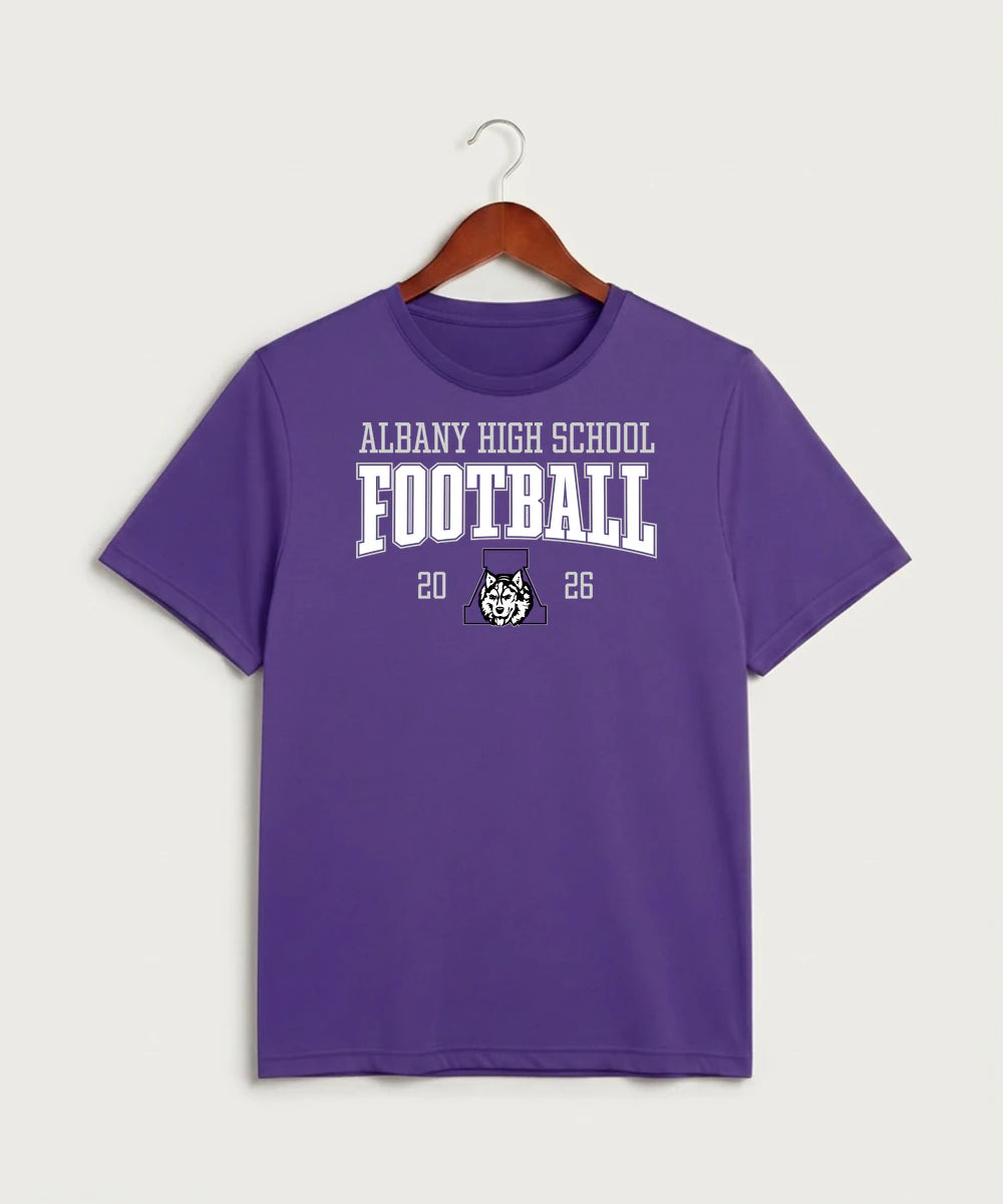 Albany High School Football (Boys) - Purple Sport-Tek PosiCharge Competitor Tee. ST350