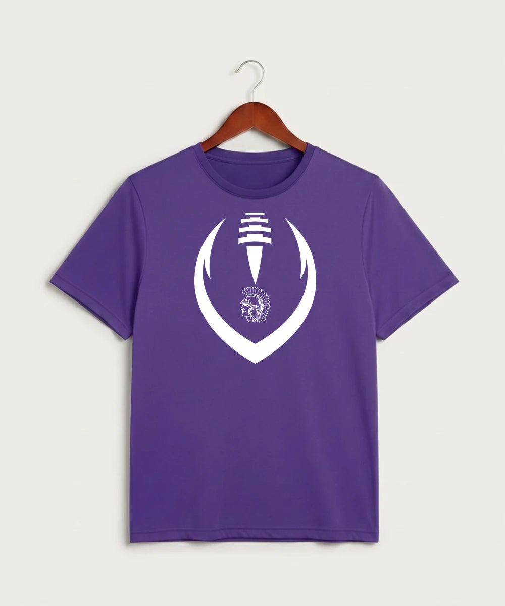 Barnesville High School Football (Boys) - Purple Sport-Tek PosiCharge Competitor Tee. ST350