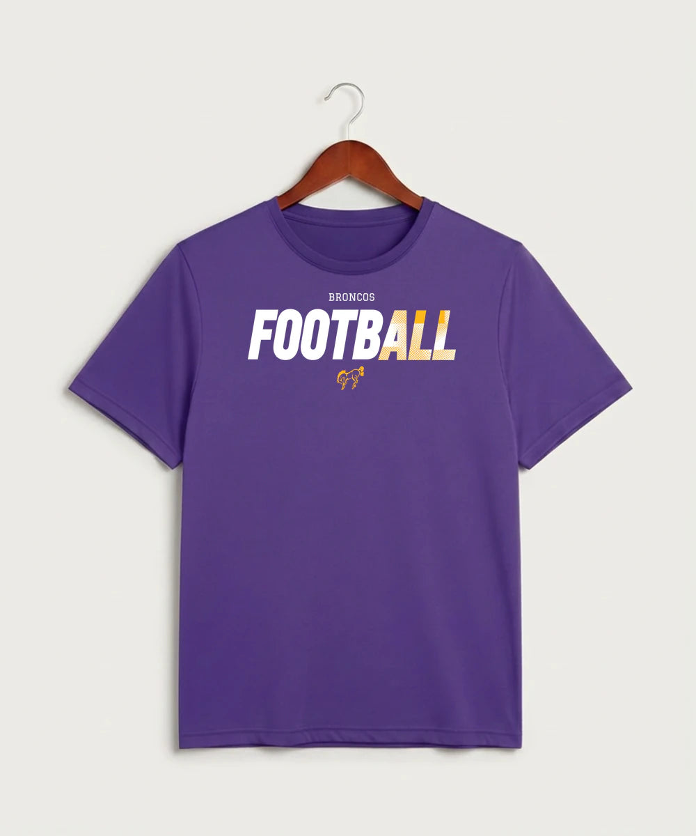 International Falls High School Football (Boys) - Purple Sport-Tek PosiCharge Competitor Tee. ST350