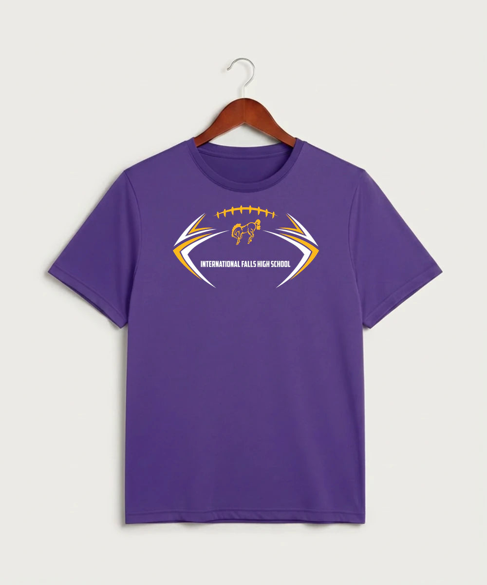 International Falls High School Football (Boys) - Purple Sport-Tek PosiCharge Competitor Tee. ST350