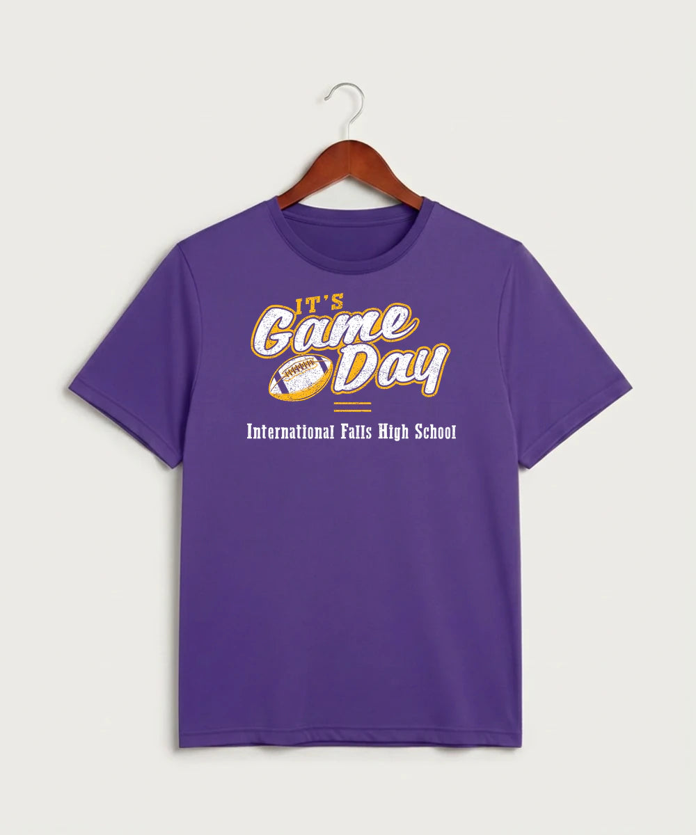International Falls High School Football (Boys) - Purple Sport-Tek PosiCharge Competitor Tee. ST350