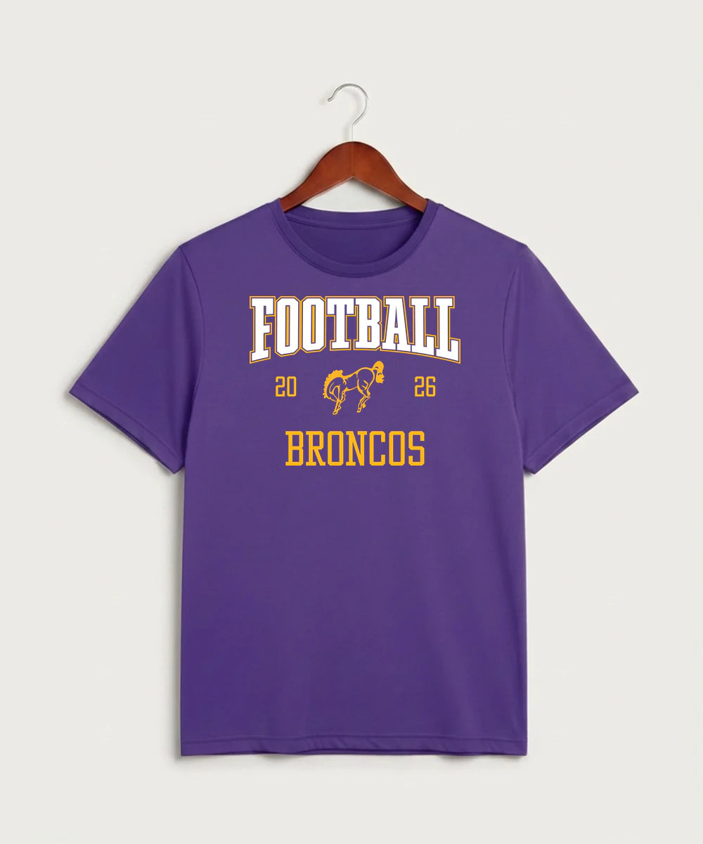 International Falls High School Football (Boys) - Purple Sport-Tek PosiCharge Competitor Tee. ST350
