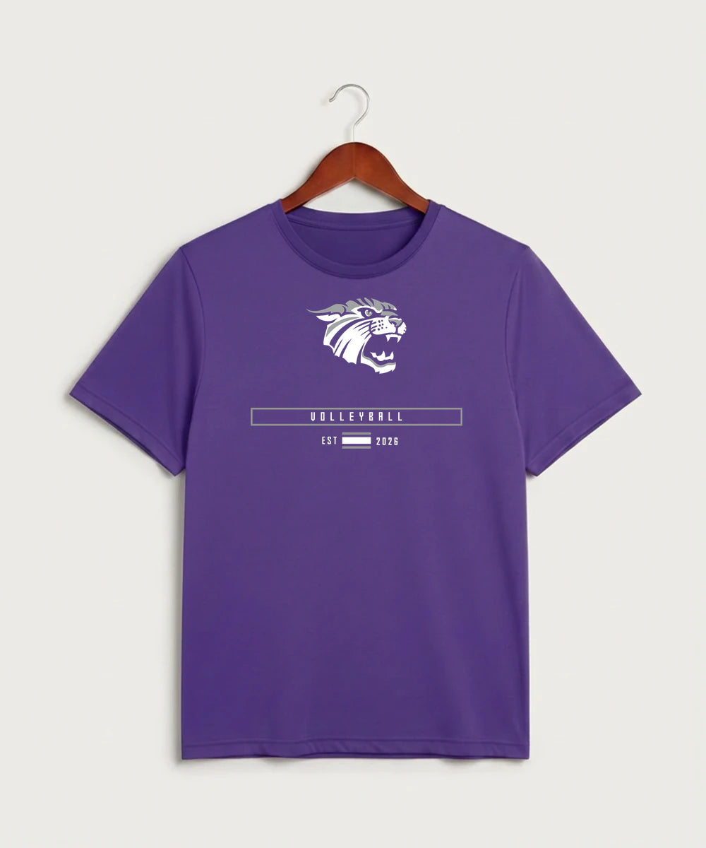 Goodhue High School Volleyball (Girls) - Purple Sport-Tek PosiCharge Competitor Tee. ST350