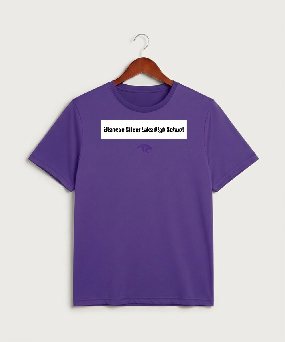 Glencoe Silver Lake High School Athletics - Purple Sport-Tek PosiCharge Competitor Tee. ST350