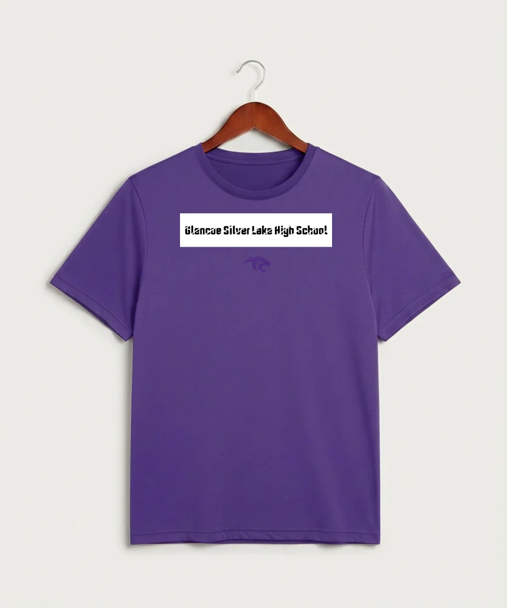 Glencoe Silver Lake High School Athletics - Purple Sport-Tek PosiCharge Competitor Tee. ST350