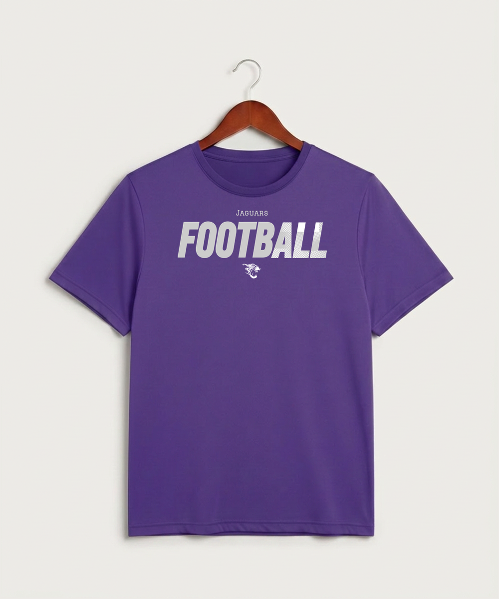 Granada-Huntley-East Chain/Truman Football (Boys) - Purple Sport-Tek PosiCharge Competitor Tee. ST350