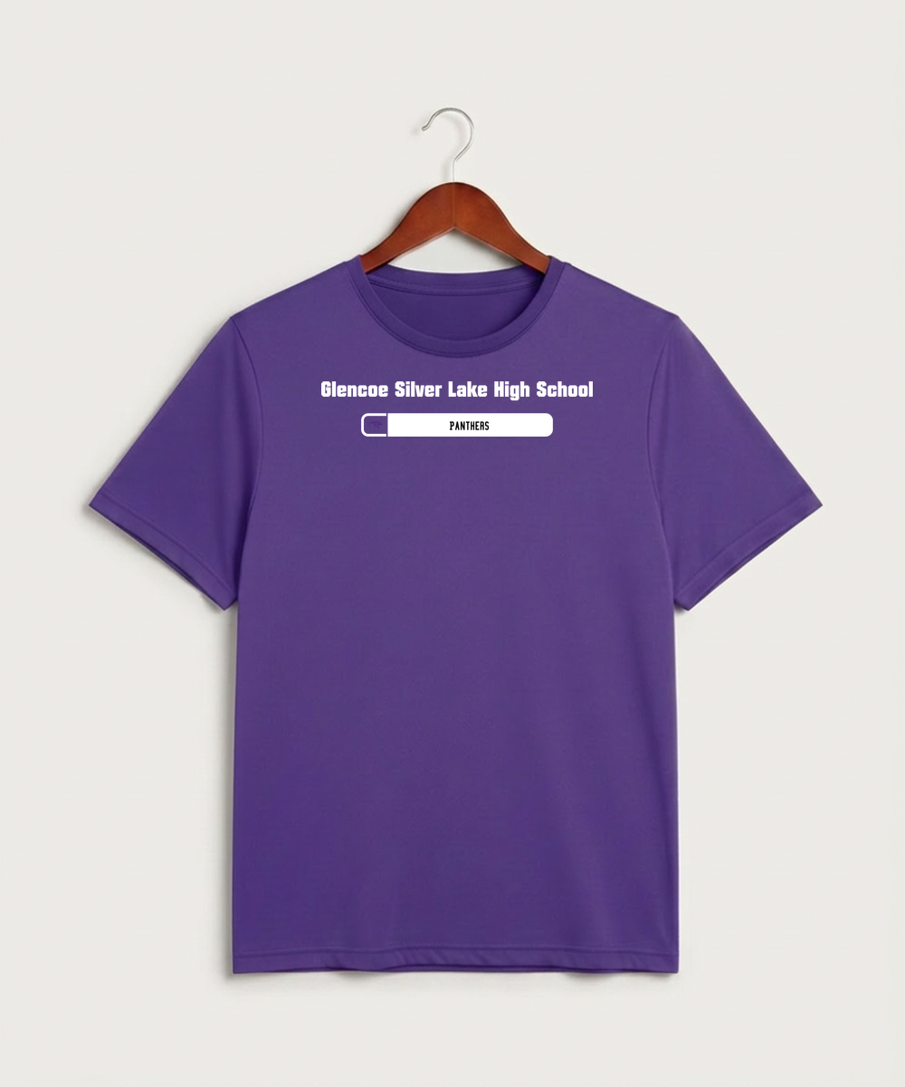 Glencoe Silver Lake High School Athletics - Purple Sport-Tek PosiCharge Competitor Tee. ST350