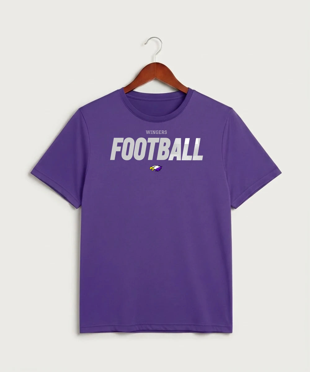 Red Wing High School Football - Purple Sport-Tek PosiCharge Competitor Tee. ST350