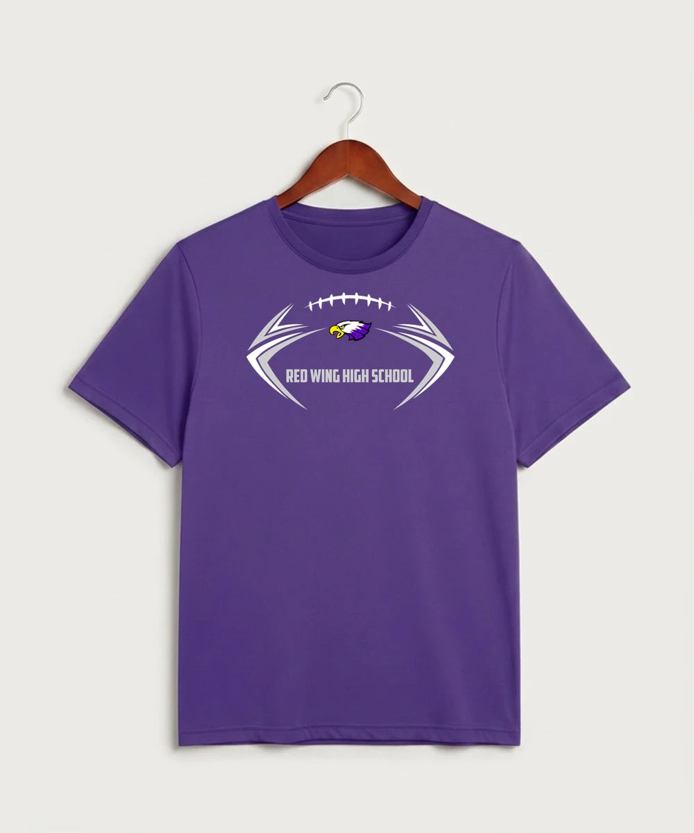 Red Wing High School Football - Purple Sport-Tek PosiCharge Competitor Tee. ST350