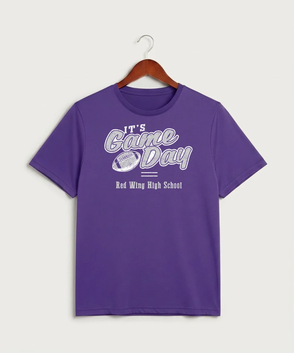 Red Wing High School Football - Purple Sport-Tek PosiCharge Competitor Tee. ST350