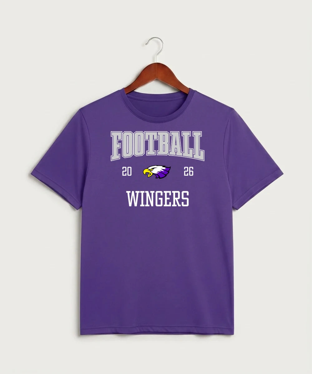 Red Wing High School Football - Purple Sport-Tek PosiCharge Competitor Tee. ST350