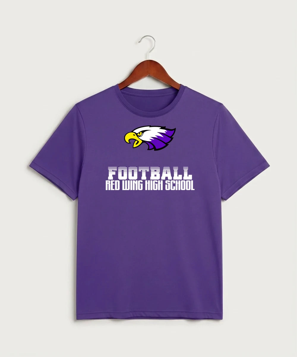 Red Wing High School Football - Purple Sport-Tek PosiCharge Competitor Tee. ST350