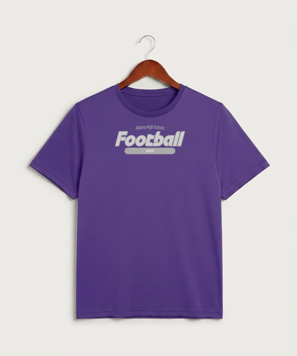 Albany High School Football (Boys) - Purple Sport-Tek PosiCharge Competitor Tee. ST350
