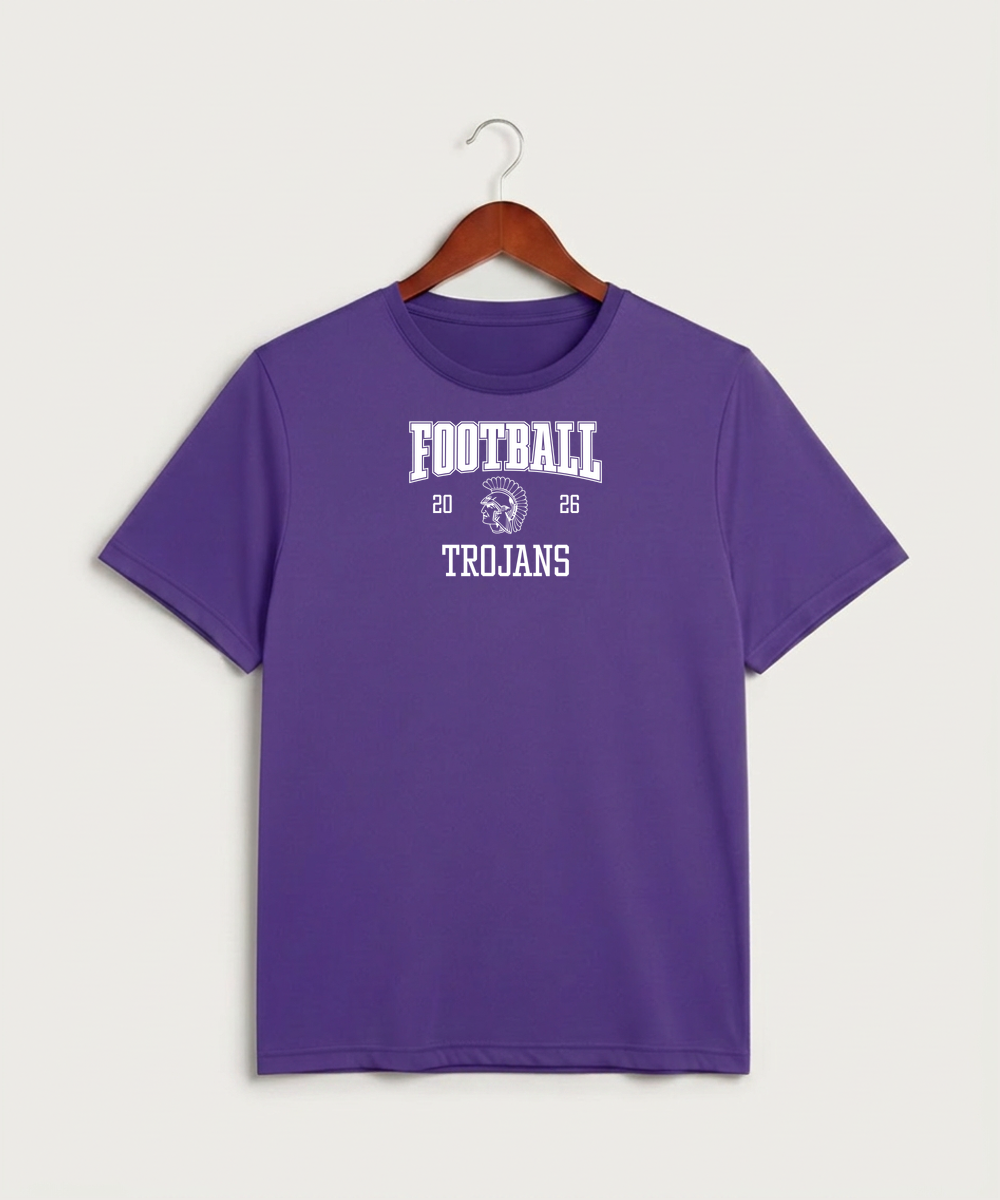 Barnesville High School Football (Boys) - Purple Sport-Tek PosiCharge Competitor Tee. ST350